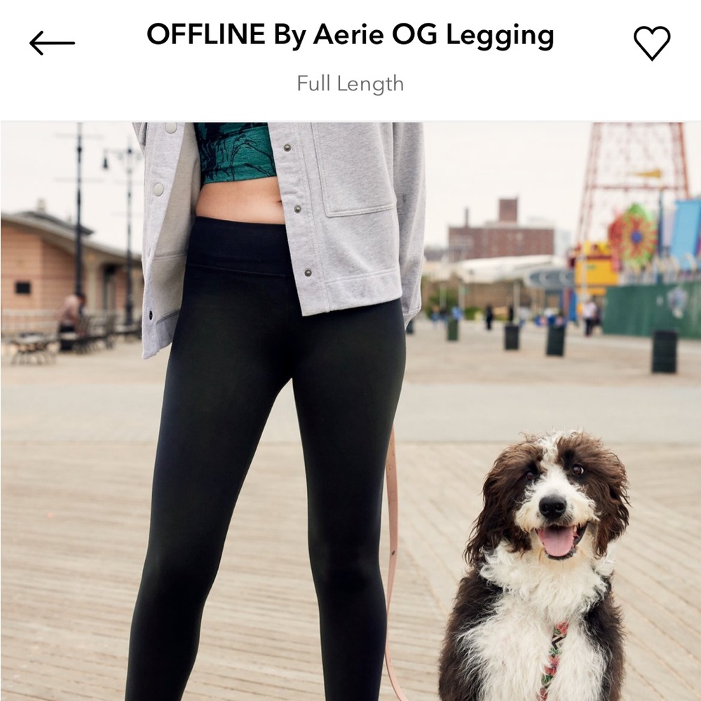 NWT Black offline by aerie black leggings